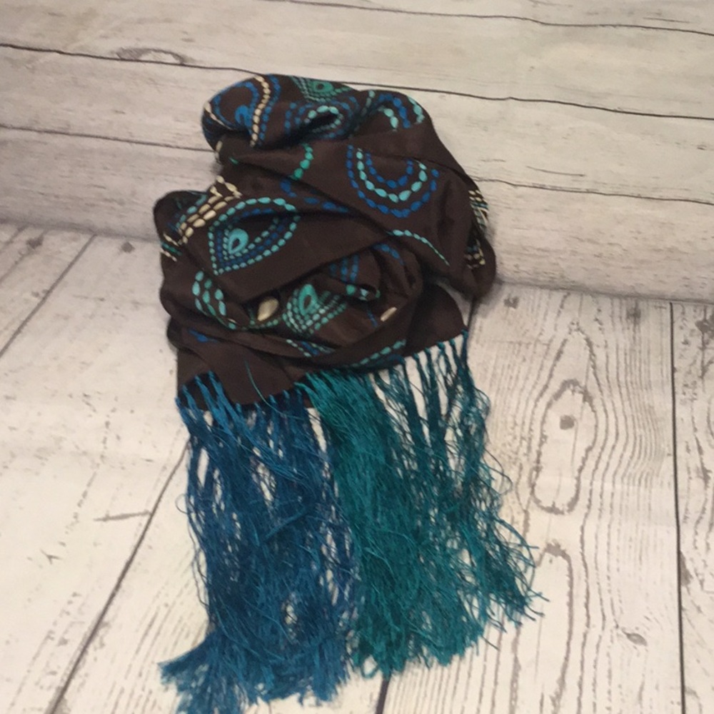 Chocolate & Mint Scarf